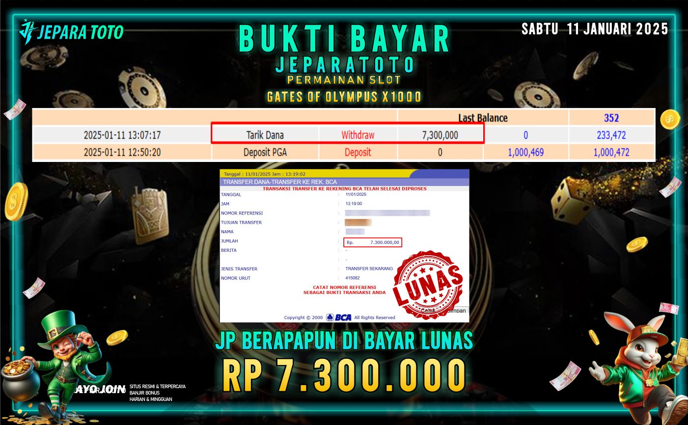 BUKTI KEMENANGAN SLOT GATES OF OLYMPUS X1000 SCATTER MEMBER JEPARATOTO